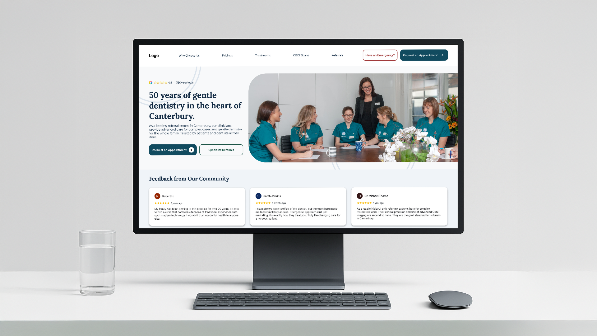 St. Dunstan's dental case study image placeholder